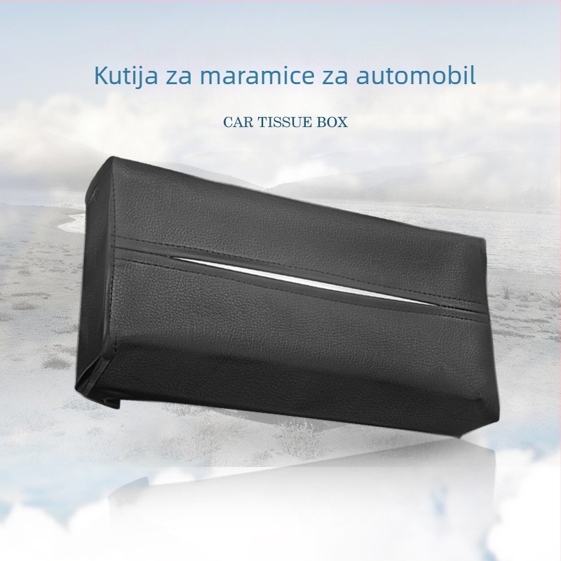 Viseća kutija za maramice u automobilu, plastična, 24 × 13 × 5 cm