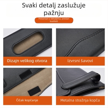 Kožna kutija za maramice u automobilu – viseći organizator, sladak i kreativan za pohranu u vozilu