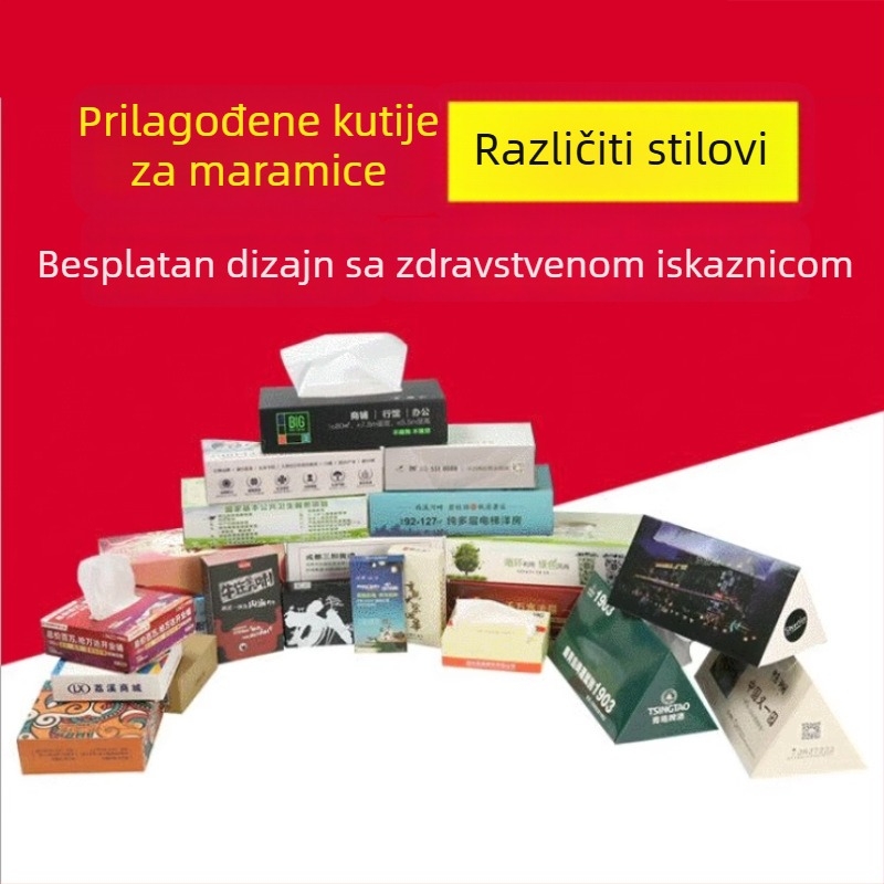 Kutija za maramice s izvučnim mehanizmom, višenamjenski držač za automobil i dom, moderan minimalistički dizajn, boja po želji