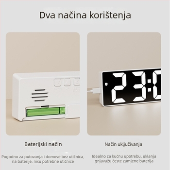 Pametni budilnik 2026 - novi model za učenike osnovne i srednje škole, elektronički sat za dječake i djevojčice, snažno buđenje