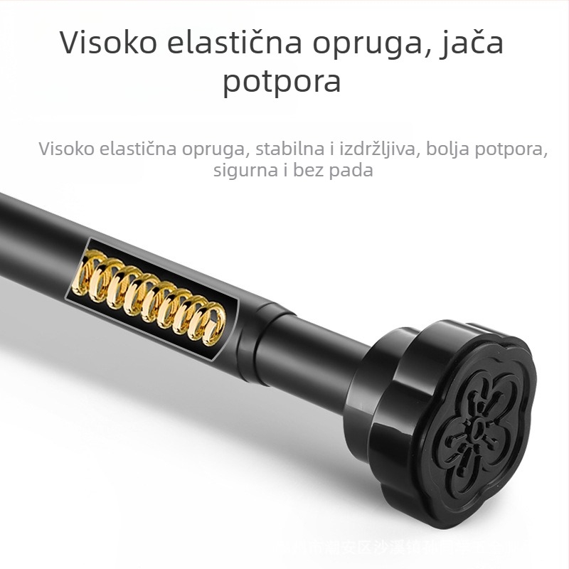 Bez bušenja – teleskopska šipka za balkon za sušenje odjeće, nehrđajući čelik