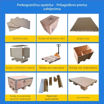 Integrirana kutija od saćastog kartona za pakiranje, debeli i čvrsti saćasti karton, visoka čvrstoća, univerzalna ambalaža