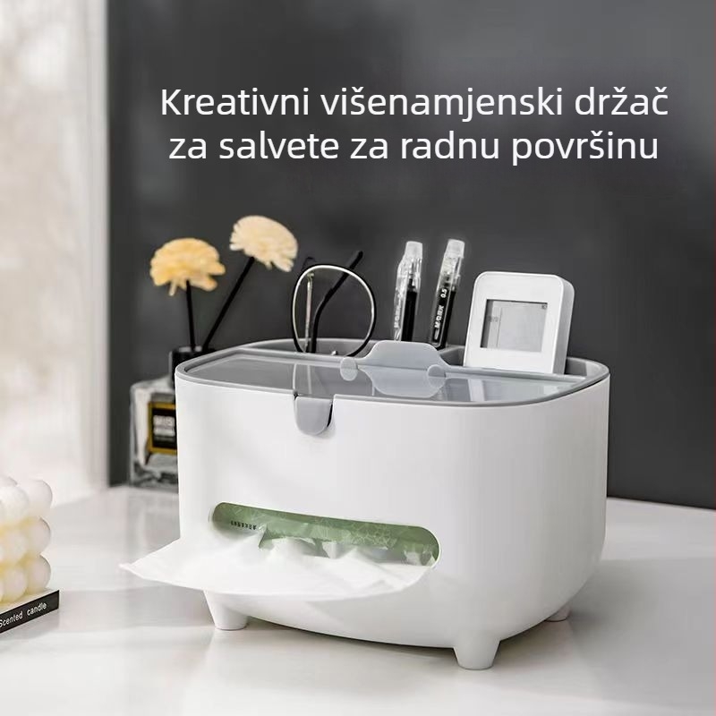 Višenamjenski organizator kutije za maramice za dnevni boravak, kuhinju i radni stol