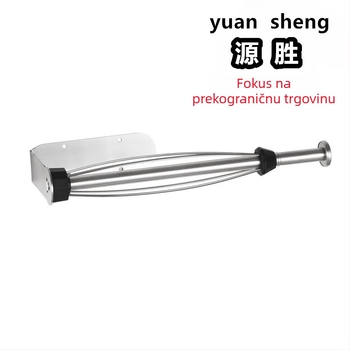 Nerđajući čelični zidni držač za kuhinjske role papira, bez bušenja