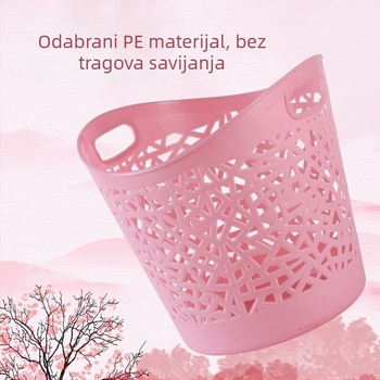 Velika plastična košara za skladištenje s modernim dizajnom, za kućnu upotrebu, velika zapremina za rublje i igračke