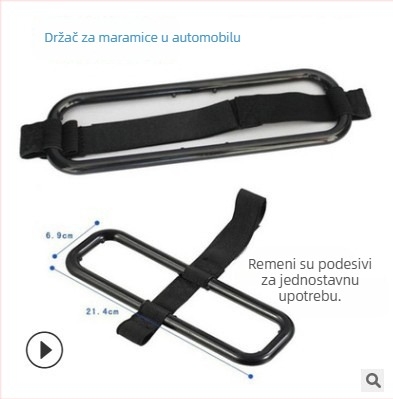 Držač maramica za automobil, viseći unutrašnji držač za papirnate maramice, za sunčani vizor ili naslon sjedala