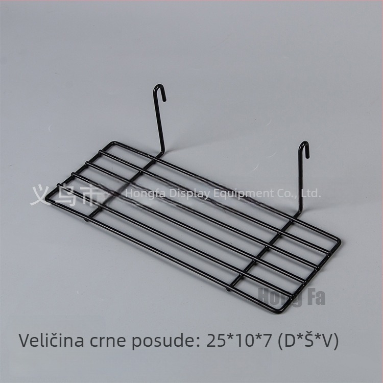 Željezna žica s plastifikacijom, mrežasta polica za fotografijsku zid i košarica za pohranu