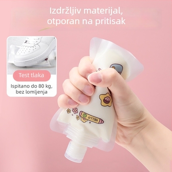 Prijenosna torbica za kozmetiku za putovanja — jednokratna uzorčna torbica za losion, šampon i gel za tuširanje
