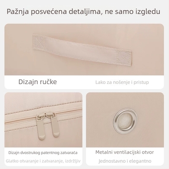 Kompresivna vreća za skladištenje deke, velika kapaciteta, pogodna za jakne s perjem i posteljinu