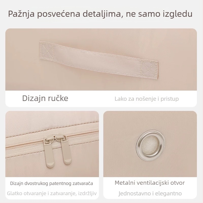Kompresivna vreća za skladištenje deke, velika kapaciteta, pogodna za jakne s perjem i posteljinu