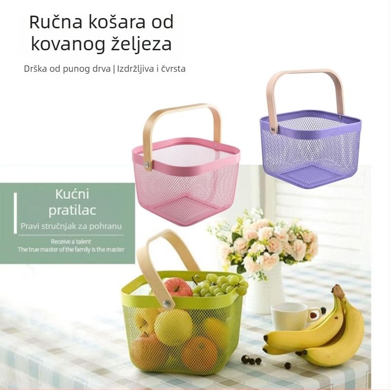 Kvadratna ručna košara za pohranu