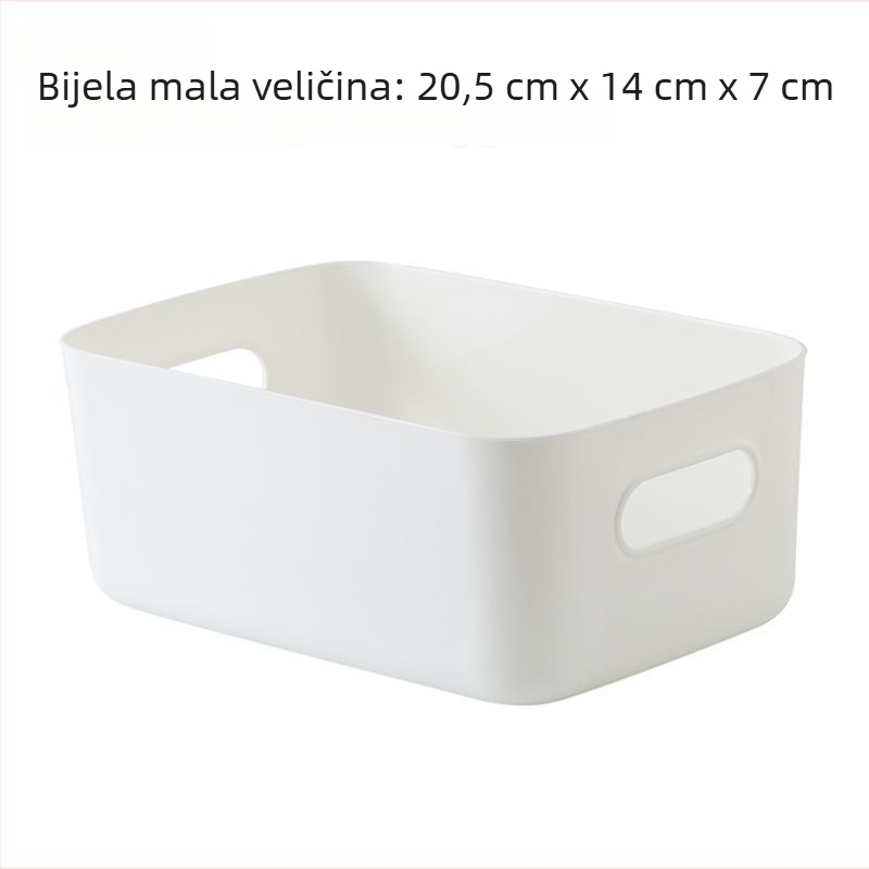 Plastični stolni organizator za pohranu s ladicom za kozmetiku i sitnice