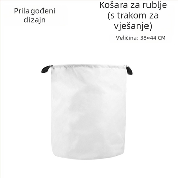 Sklopivi koš za prljavo rublje – moderan koš za rublje za dom, kupaonicu ili studentski dom