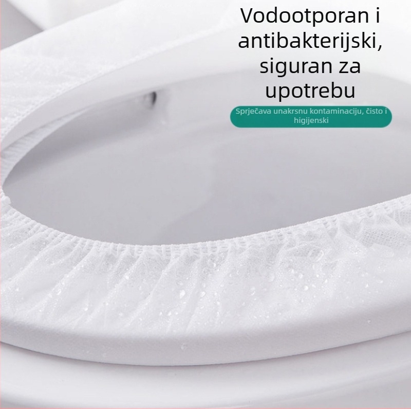 Jednokratna vodootporna podloga za WC – prenosni zaštitni poklopac za putovanja, hotele i porodništvo