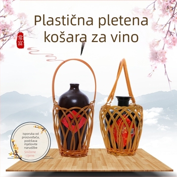 Na skladištu: Koš za vino od plastično pletene tkanine, nosivost do 5 kg