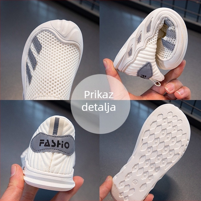 Dječje mrežaste tenisice slip-on, prozračne, meka potplata, protuklizne, unisex, za proljeće-jesen 2026