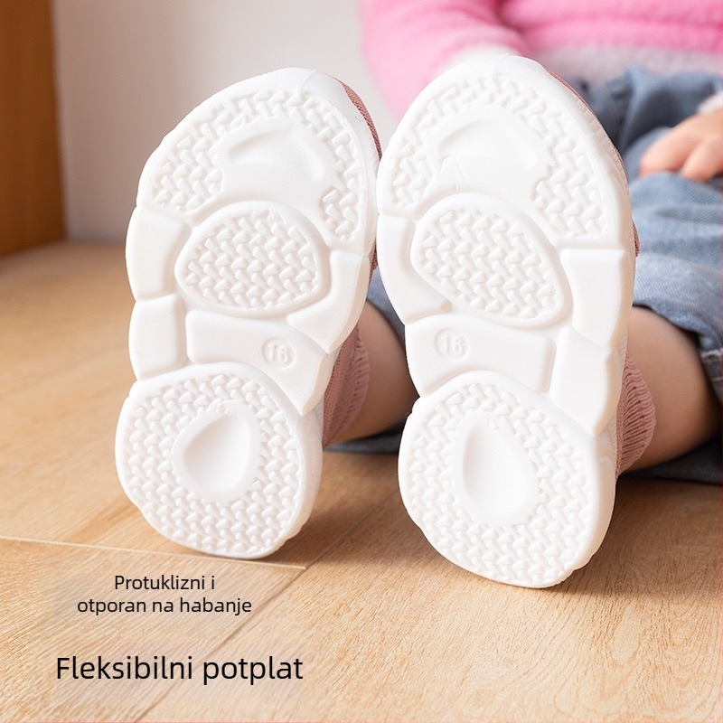 Cipele za bebe i malu djecu, prozračni mrežasti gornji dio, protuklizna mekana gazna, unutarnja i vanjska upotreba, za dob 12–36 mjeseci, casual platnene tenisice