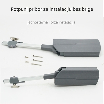 Težak nosač vrata ormara za podizanje s hidrauličkim amortizerom