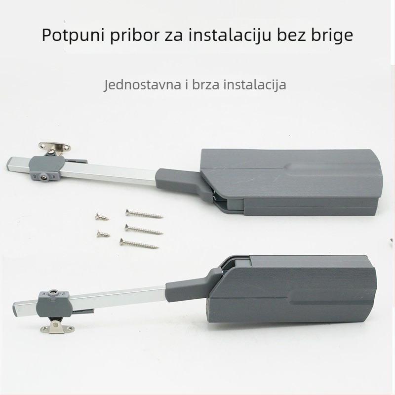 Težak nosač vrata ormara za podizanje s hidrauličkim amortizerom