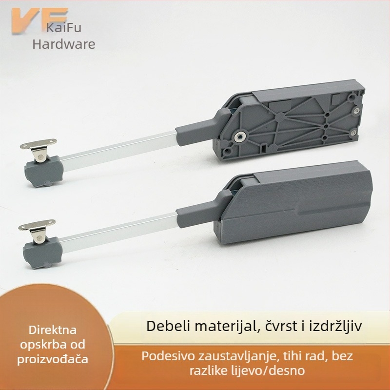 Težak nosač vrata ormara za podizanje s hidrauličkim amortizerom