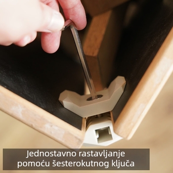 Ojačani 90° konektori od najlona za ormare