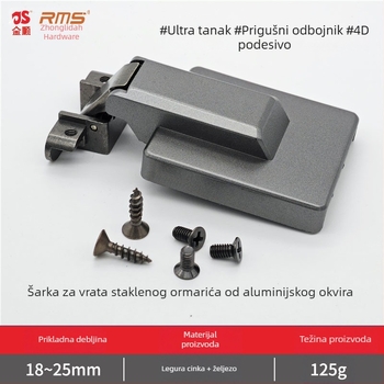 Panta s ultra-tankim aluminijskim okvirom, hidrauličko prigušivanje, 4D podesiva osnova