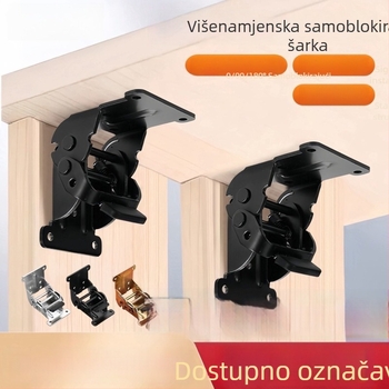 180°/90° samozaključavajuća šarka za stolić za kavu, sklopiva šarka s produžnom pločom – spojnik namještaja za kamp-kućice