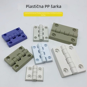 Plastične PP šarke za električne ormariće, industrijski šark, 103x83x12 mm