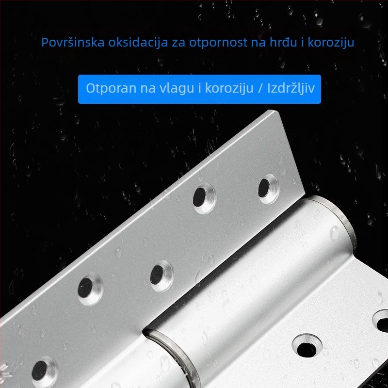 RDH-19 Skrivena šarka za vrata od 304 nehrđajućeg čelika, hidrauličko zatvaranje, damperski mehanizam i automatsko zatvaranje vrata.