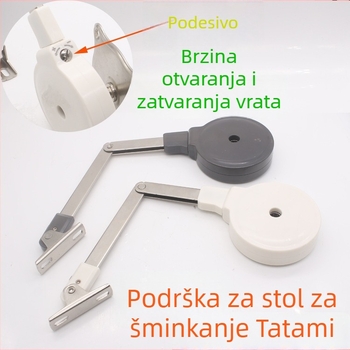 Težak gornji potporni štap za preklopna vrata pokrova tatami kreveta s hidrauličkim tlumenjem, tih