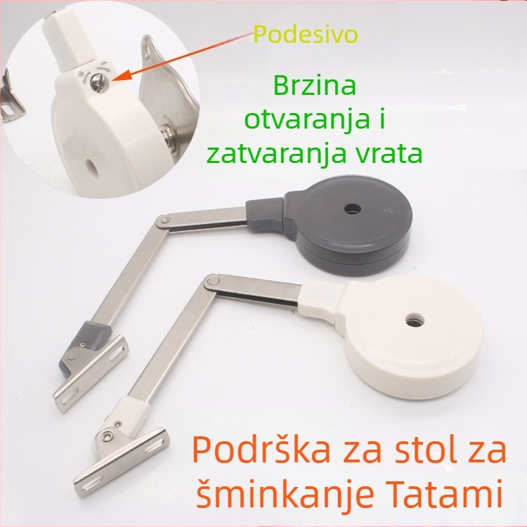 Težak gornji potporni štap za preklopna vrata pokrova tatami kreveta s hidrauličkim tlumenjem, tih
