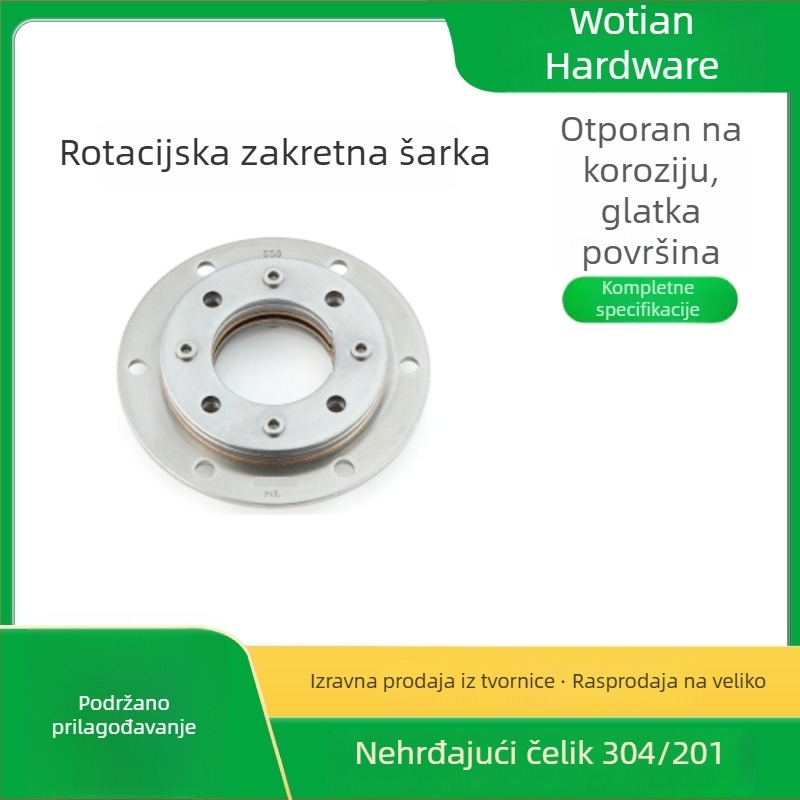 Industrijski diskasti osovinski spoj s 360° okretom i prilagodljivim tlumenjem, spoj za pomično ruku