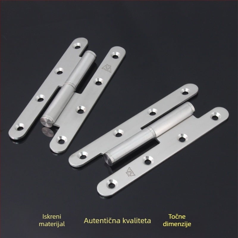 Nerđajući čelični odvojivi šark za vrata i prozore, 140 × 55 mm, model 140x55x2.5, univerzalna avionska šarka