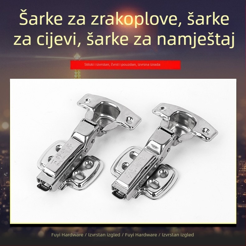 Šarka od nehrđajućeg čelika s hidrauličkim amortizerom, zrakoplovnog stila