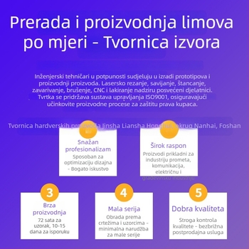 Teški galvanizirani panti za ljestve, za sklopive ljestve, industrijski kutijasti panti s dugim trakom