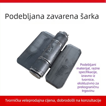 Uklonjive šarke od željeza, zavarene, debele, bez pora, za željezna vrata i zaštitne ograde