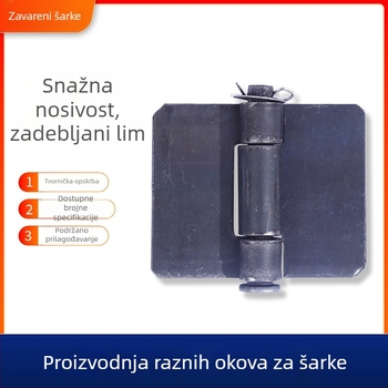 Prilagodljive teške debele željezne šarke za vrata kamiona – srednji model, otporne šarke, Mountain Pro, moderni stil jednostavnosti