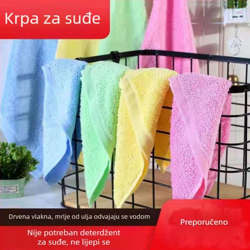 Krpa za pranje posuđa – odmašćujuća, neprianjajuća kuhinjska krpa