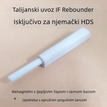 Vrata ormara s opružnim mehanizmom otvaranja bez ručke