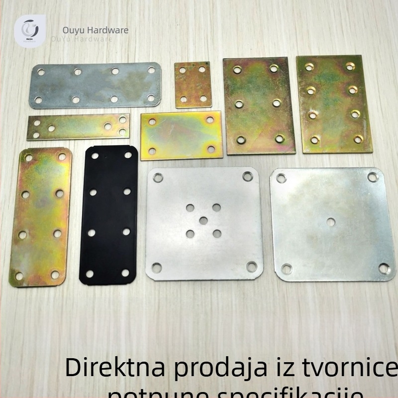 Spojna pločica od hladno valjanog čelika, ravni dio za namještaj hardver