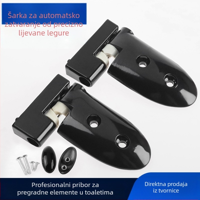 Odvojivi šarniri za pregrade javne toalete, cinkova legura, model YSL-017