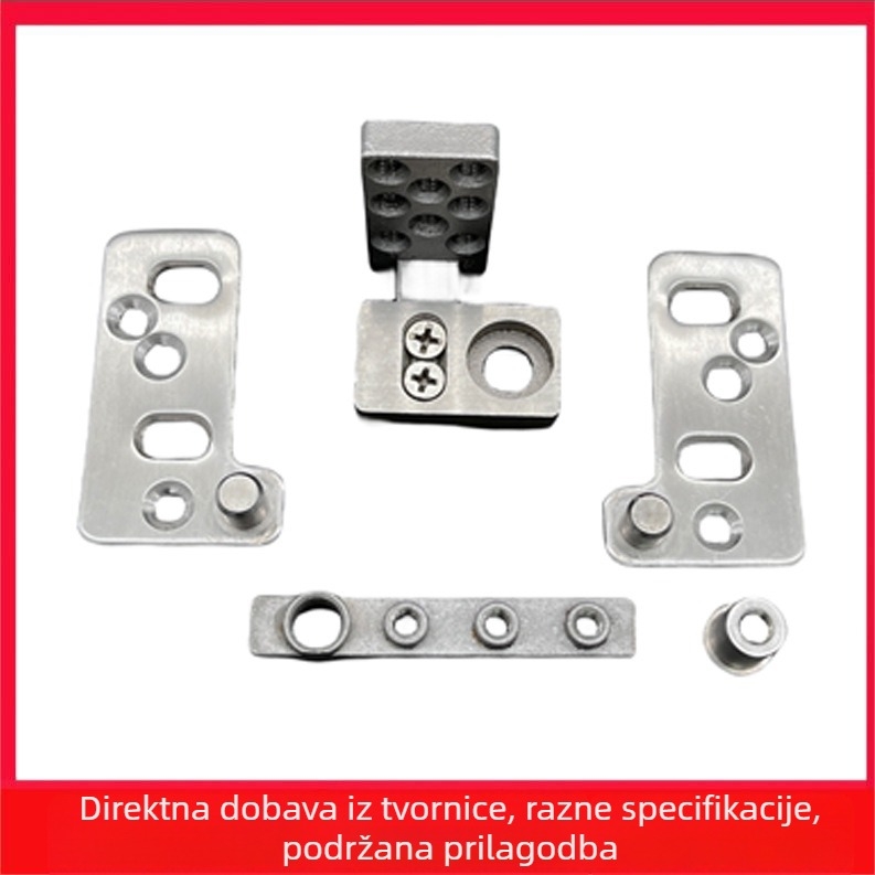 Minimalistički pivotni šarki za staklena vrata i vrata od aluminij-drevo, za renovaciju kupaonice i uredska vrata, šarke od nehrđajućeg čelika