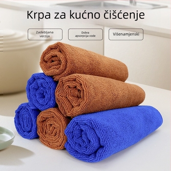 Mikrofibrirana krpa za čišćenje, debela i upijajuća, za kućno čišćenje, brisanje stolova i pranje automobila
