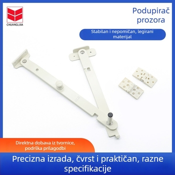 Aluminijski prozorski držač za kasetna prozora, univerzalni limiter šarki, potporna šipka, minimalistički dizajn