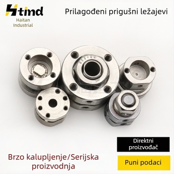 Šarnir s tlumičem za namještaj, rotirajući disk od 304 nehrđajućeg čelika, podesiv moment okretanja