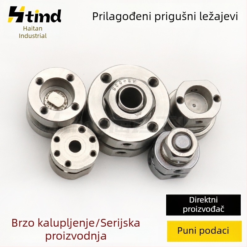 Šarnir s tlumičem za namještaj, rotirajući disk od 304 nehrđajućeg čelika, podesiv moment okretanja