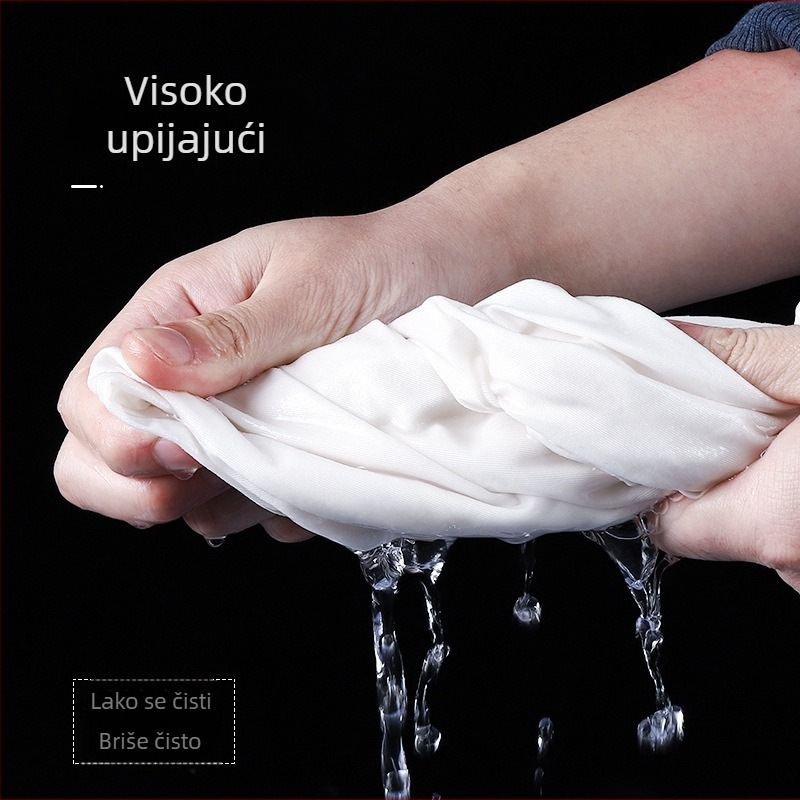 Krpa od netkanog materijala za brisanje bara i čaša, upijajuća, kvadratin kuhinjska krpa
