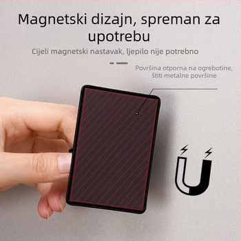 Set od 2 magnetskih kuka bez bušenja, s snažnim opterećenjem, za hladnjak i kuhinju