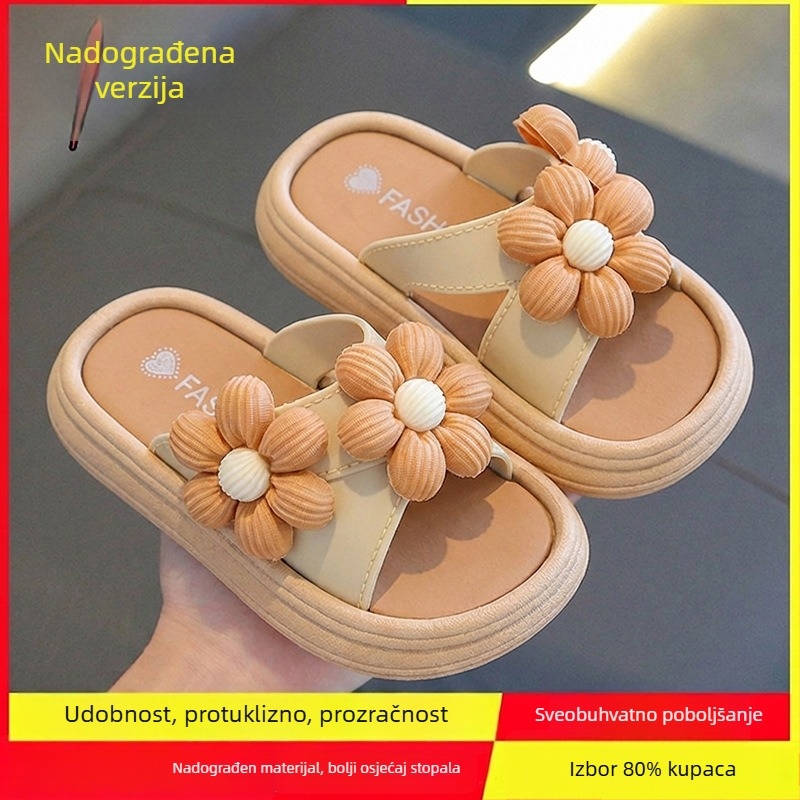 2026 nove ljetne sandale za djevojčice, protuklizna mekana potplata, bowknot dizajn, plažne sandale za princezu