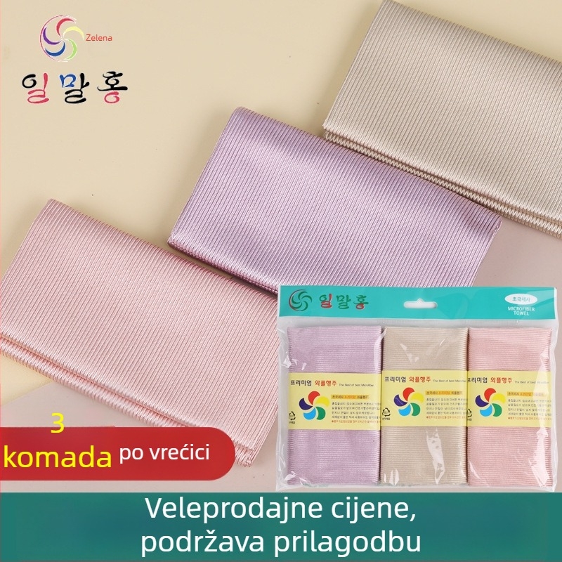 A touch of red Poliester krpa za čišćenje stakla i zrcala, upijajuća, bez tragova, za automobil